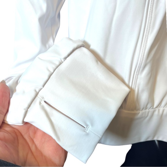 Athleta A-Game Reversible White Bomber Jacket - Picture 14 of 14